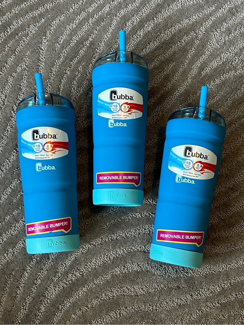 3 Pack - Bubba Envy 24 oz Insulated Tumblers with Straw